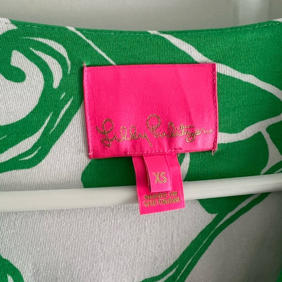 XS Lilly Pulitzer Callla Long Sleeve V-Neck Dress - Picture 3 of 5